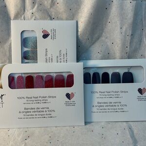 Color Street Nail Polish Strips Trio